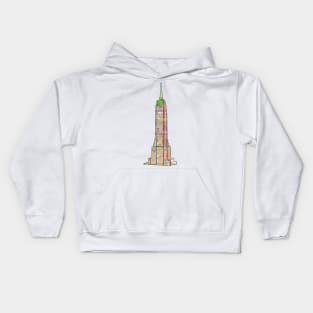 Empire State Building Kids Hoodie